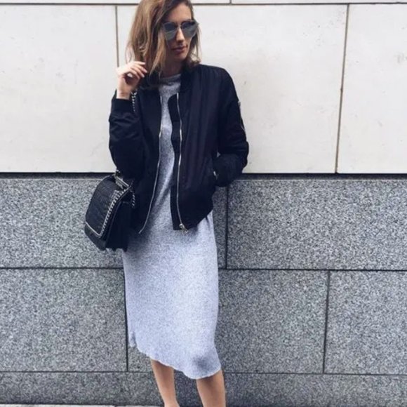 Lowrys Farm Matte Black Cropped Bomber Jacket - S XS - Picture 2 of 10